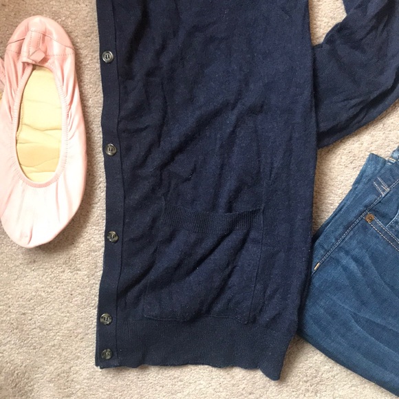 American Apparel navy cardigan - Picture 3 of 4